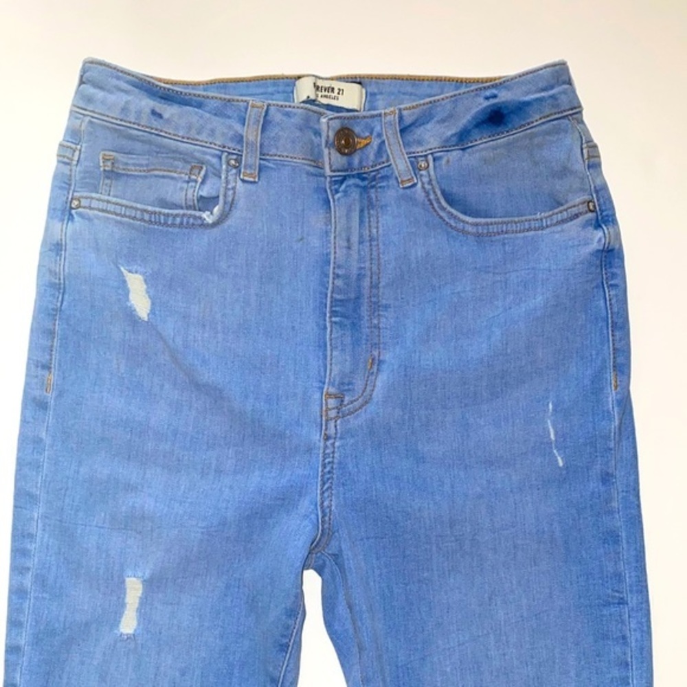 Forever 21‎ Los Angeles distressed skinny jeans 26